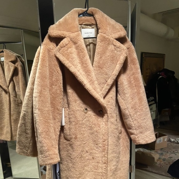 Babaton wool teddy coat - Picture 2 of 16